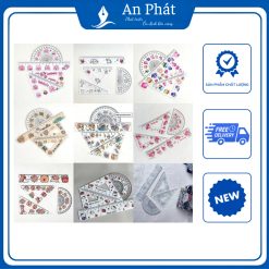 Bộ thước đo đa chức năng cho bé trai/bé gái họa tiết nhân vật hoạt hình